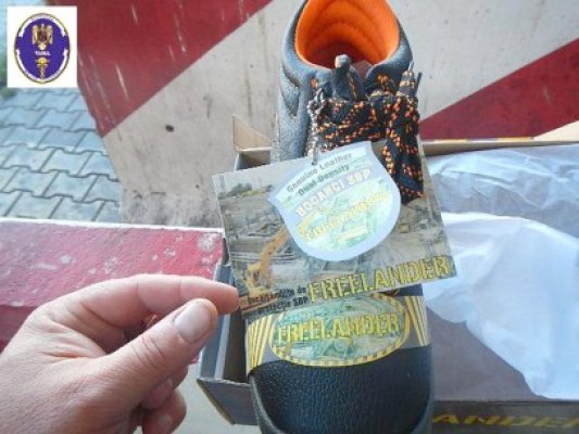 Prejudiciu record din încălţăminte contrafăcută: 1.000.000 de euro!